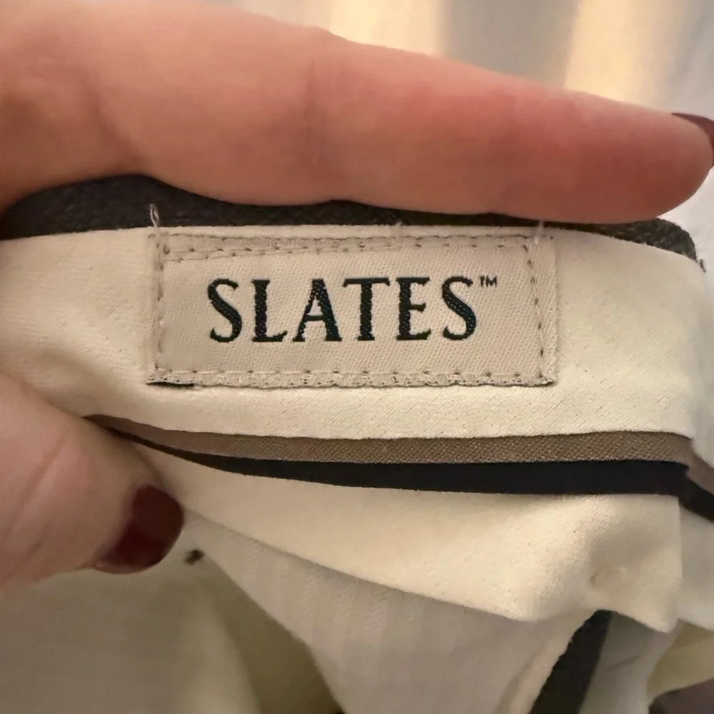 Slates Men’s Classic Brown Dress Pants